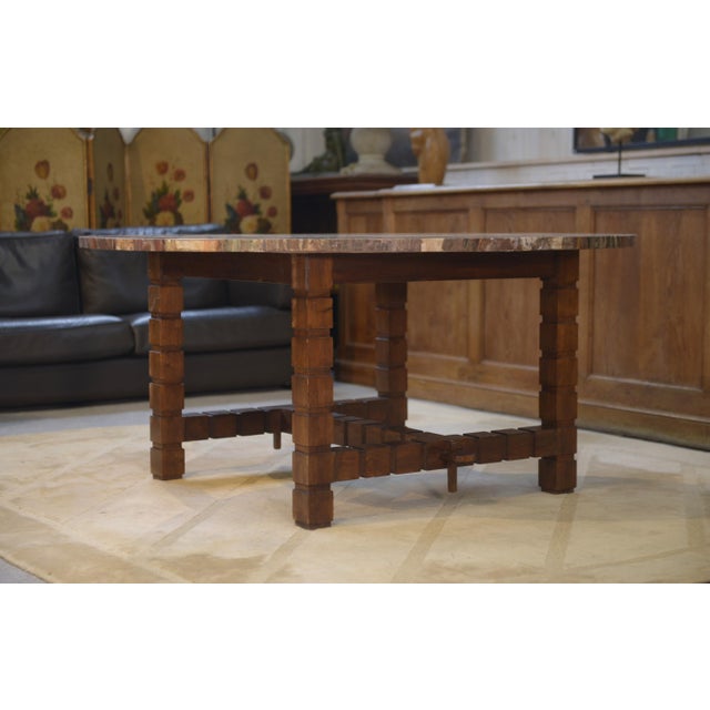 Vintage Wooden Table, 1960s For Sale - Image 3 of 10