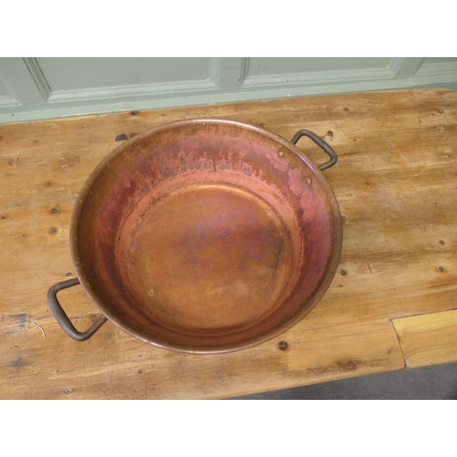 Large 19th Century Double Handled Copper Preserving Pan This is a lovely looking Pan, the pan was obviously a very...