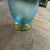 1980s Modern Blue and Yellow Murano Glass Vase by Carlo Moretti For Sale - Image 12 of 13