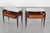 Mid-Century Modern Dassi Wood and Glass Nightstands, 1950s, Set of 2 For Sale - Image 9 of 18