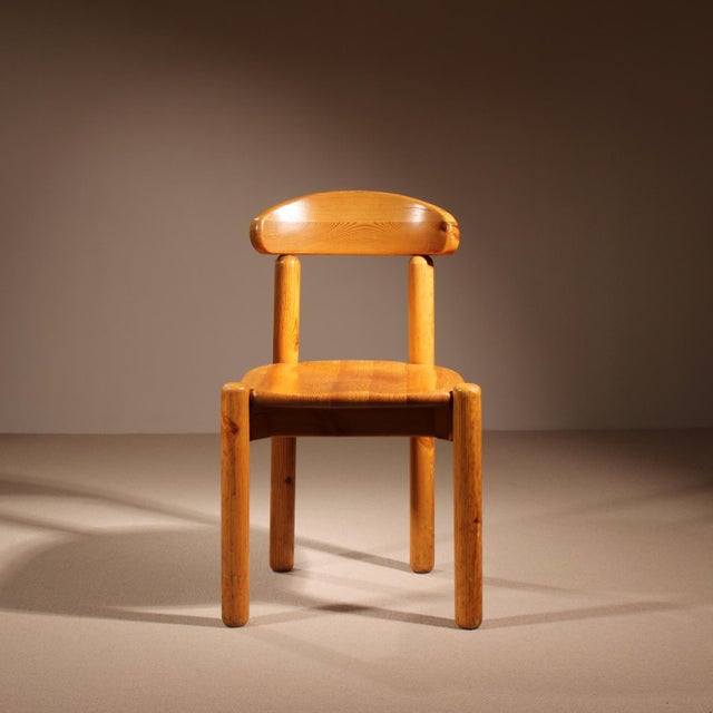 Brown Dining Chairs in Pinewood, Italy, 1980s, Set of 6 For Sale - Image 8 of 13