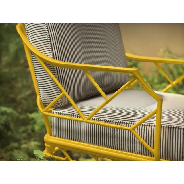 Brown Jordan Calcutta Arm Chair, Dove frame with Fusion Moccasian fabric For Sale - Image 11 of 11