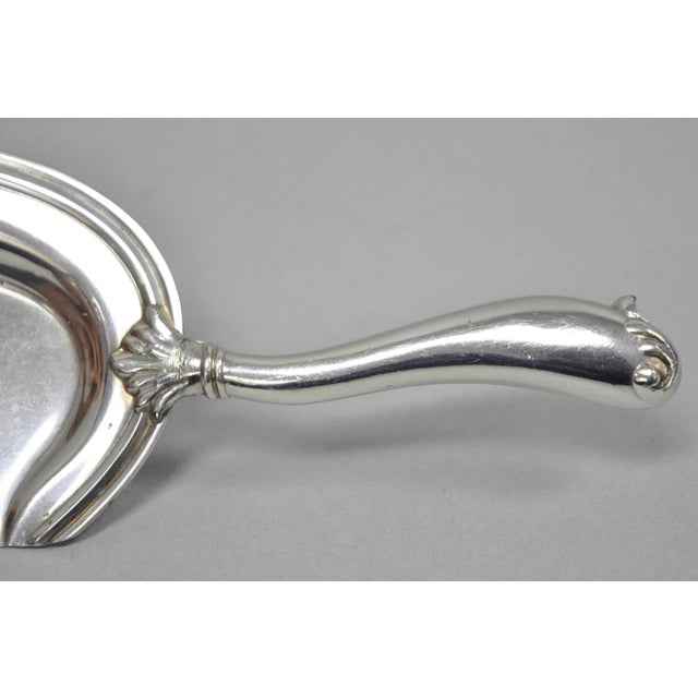 Vintage Bernard Rice's Sons Inc Silver Plated Crumb Catcher Silent Butler Set For Sale In Philadelphia - Image 6 of 13