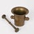 Antique Handmade Bronze Mortar with Pestle, Set of 2 For Sale - Image 3 of 7