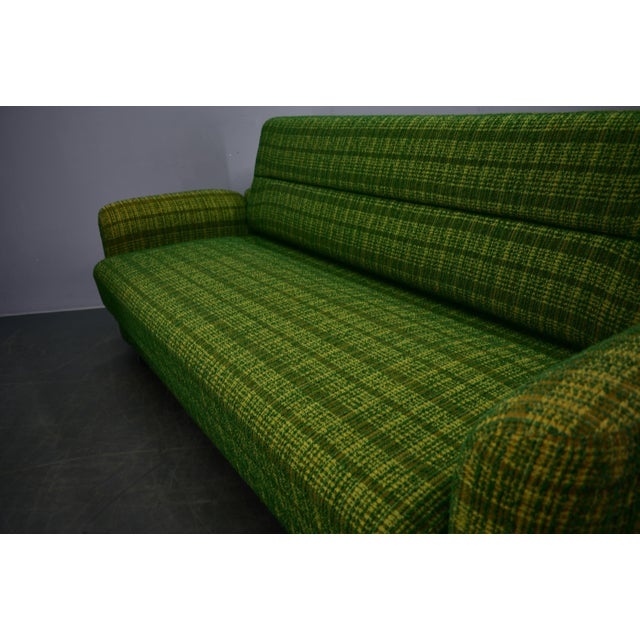 Vintage Italian Three-Seater Sofa in Green, 1970s For Sale - Image 14 of 18