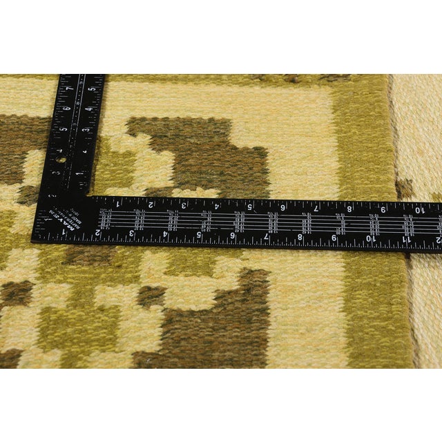 Doris Leslie Blau Vintage Swedish Flat-Weave Rug by Kerstin Persson For Sale - Image 9 of 11