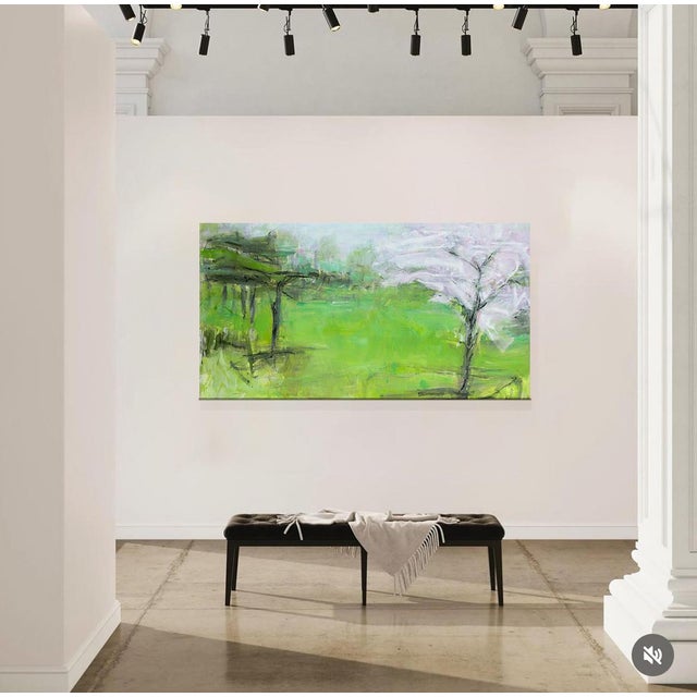 "Opposites Attract" by Trixie Pitts Large Contemporary Landscape Oil Painting For Sale - Image 11 of 11