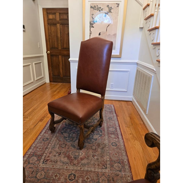 French Provincial Six (6) - Vintage Guy Chaddock & Co. Dining Chairs For Sale - Image 3 of 8