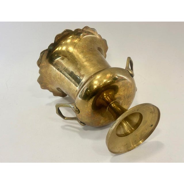Vintage Danish Brass Wine Cooler from Malm, 1950s For Sale - Image 10 of 12