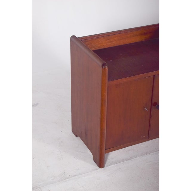 Small Art Deco Teak Bar Cabinet, 1920s For Sale - Image 3 of 11