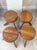 S28 Stools by Pierre Chapo, 1970, Set of 4, in Flawless conditions. Designed 1970 to 1979 This piece has an attribution...