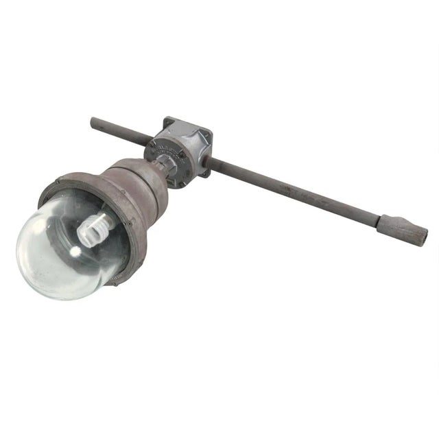 Price for twelve lights as pictured. Contact us if you want a custom quantity. Vintage Russell & Stoll industrial...