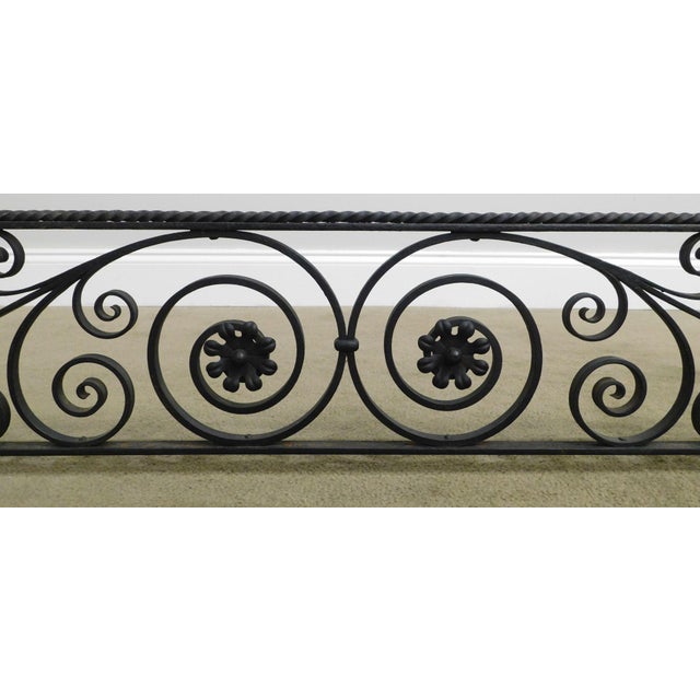 Quality Vintage Scrolled Wrought Iron Fireplace Fender Chairish