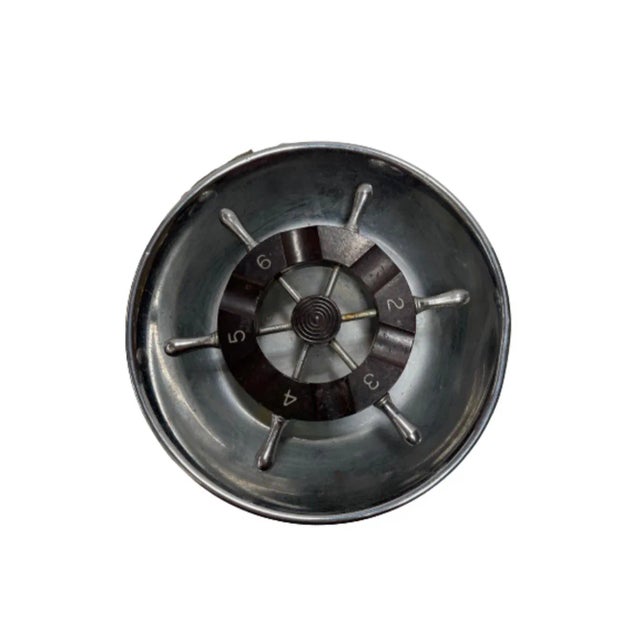 Mid-Century Modern 1950s Ashtray 6 Handle - Wheel For Sale - Image 3 of 7
