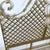 Vintage Hollywood Regency Gilt Metal Trellis Headboard-Queen For Sale - Image 10 of 12