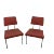 Vintage Mid Century Vinyl Lounge Chairs- A Pair For Sale
