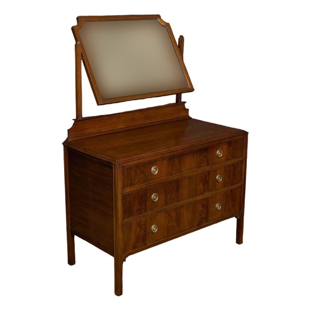 Vintage Mahogany Dressing Table, 1920s For Sale