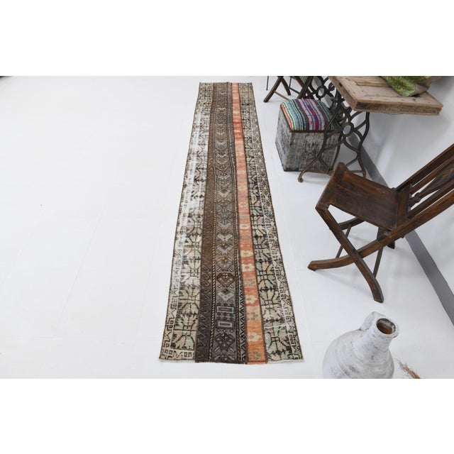 Vintage Wool Runner Rug, in Flawless conditions. Designed 1960 to 1969
