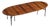 Oval Model 212 Dining Table in Rosewood attributed to Arne Vodder for Sibast, Denmark, 1960s For Sale