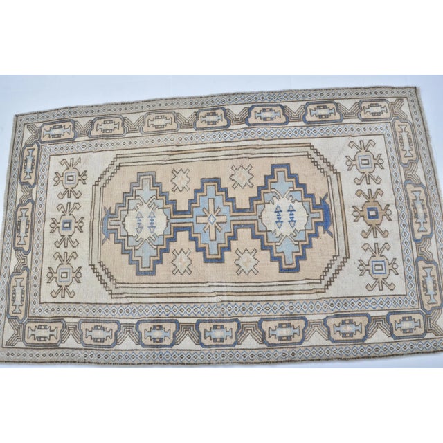 Rug & Kilim 1960s Oriental Design Wool Antique Area Rug For Sale - Image 4 of 11