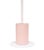 Sweet little Memphis style pink and Grey lacquered 'Piccolo' side table with a heavy weighted steel base, designed by...