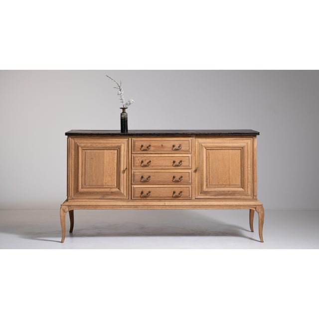 1940s Louis XV Oak Sideboard For Sale - Image 12 of 18