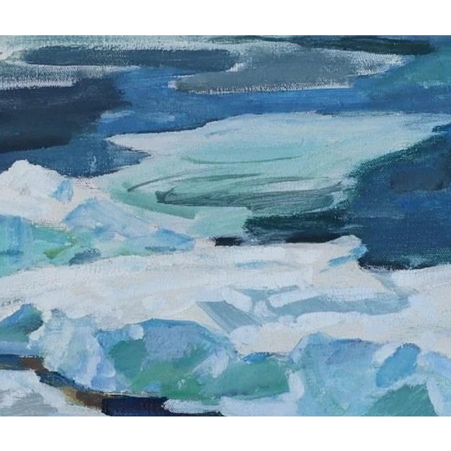 1970s Impressionism Seascape Painting, Ukrainian Artist, 1977 50-60 For Sale - Image 4 of 6