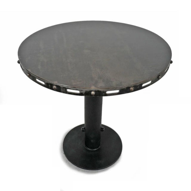Iron Gunmetal Bistro Table Chairish