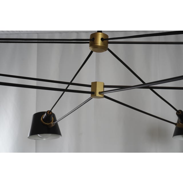 Metal Ravenhill Studio Double Pivot Chandelier For Sale - Image 7 of 8
