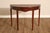 Custom Mahogany Inlaid Demilune Console Table For Sale - Image 14 of 18