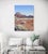 Moab Plateaus by David Shingler | Oil on board Landscape of rocky plateaus under a blue sky. For Sale - Image 4 of 5