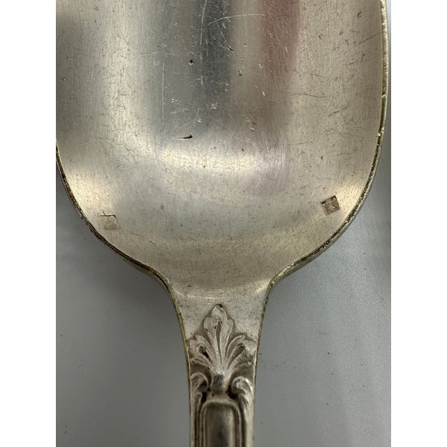 19th Century French l'Alfénide Christofle/Charles Halphen Silver-Plate Flatware With Ladle For Sale - Image 13 of 18