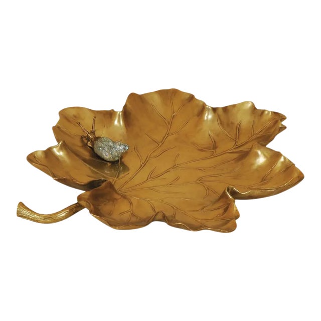 Maitland-Smith Leaf Dish For Sale