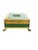 Florentia Vintage Italian Gilt and Green Painted Box With Metal Lion Paw Feet and Metal Laurel Wreath For Sale - Image 4 of 17