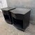 Baroque Restoration Hardware 18th C. Black Baroque Curved Metal Nightstands, Pair For Sale - Image 3 of 11