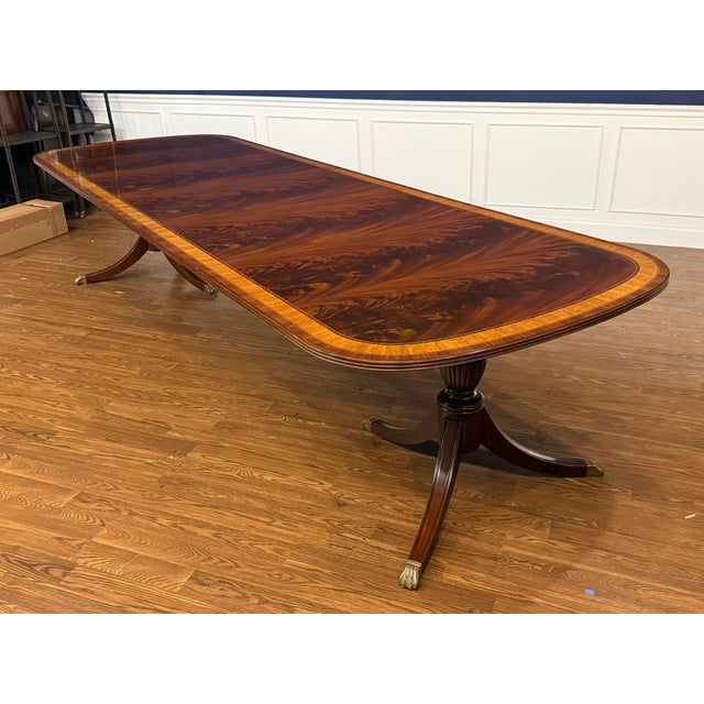 This is Leighton Hall’s most popular dining table. It is the LH-7-3L. This table has Leighton Hall a hand steel wool...
