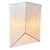 Mid-Century Modern 1990s Mid-Century Modern Isamu Noguchi Inspired Geometric Linen Pendant Lantern, 6 Available For Sale - Image 3 of 13