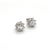 2010s Natural Sapphire Diamond Halo Stud Earrings 14k Gold 1.02 TCW Certified For Sale - Image 5 of 10