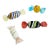 Vintage Murano Style Blown Glass Wrap Candies, S/4 For Sale