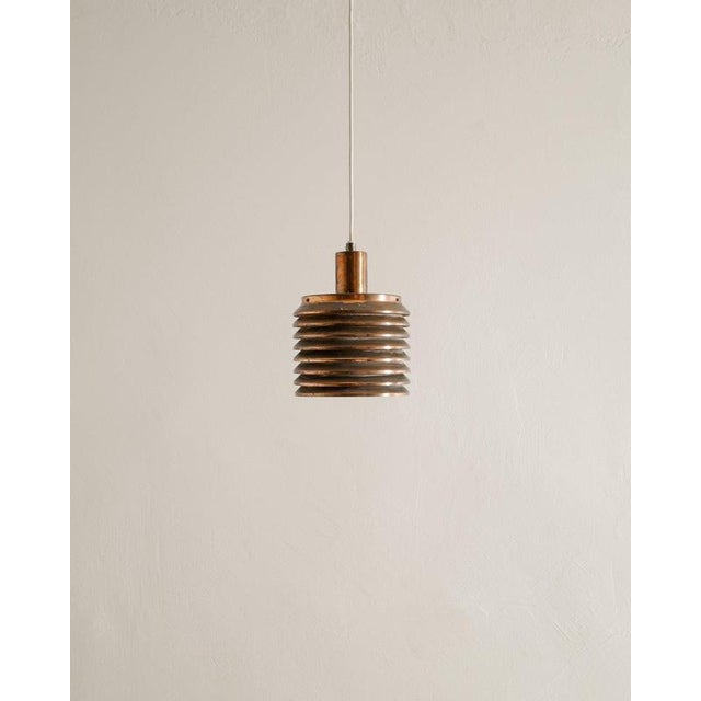 Metal Swedish Mid-Century Copper Ceiling Pendant Lamp by Hans-Agne Jakobsson, 1950s For Sale - Image 7 of 7