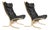 High Back Siesta Lounge Chair by Ingmar Relling for Westnofa, Set of 2 For Sale