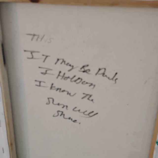 2020s Original Mary L Proctor Painting Titled "It May Seem Dark at Tines" For Sale - Image 5 of 9