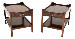 Antique Georgian Side Tables, 1950, Set of 2