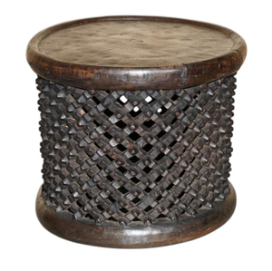 Hand-Carved Bamileke Side Table or Stool, Cameroon, 1930s