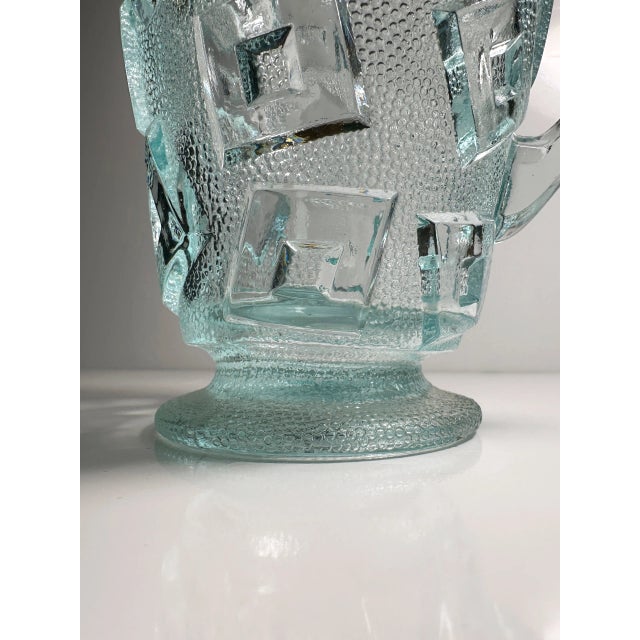 Boho Chic Cubist Carafe by Libochovice, 1930s For Sale - Image 3 of 13