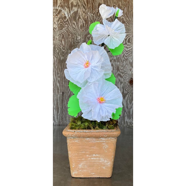 Contemporary Contemporary Hand Rolled Paper Flowers For Sale - Image 3 of 9