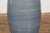 Artisan Made Prem Collection Tall Blue Glazed Vase with Striated Motifs For Sale - Image 10 of 12