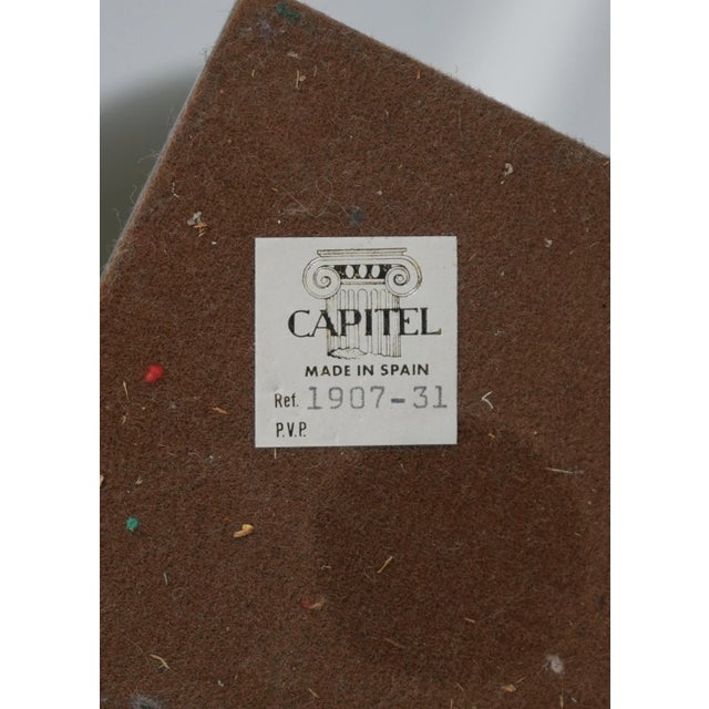 Capitel Wood Paint Decorated Urn Lamps - a Pair For Sale - Image 11 of 11