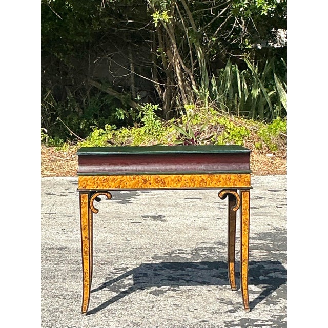 Vintage Regency Giant Book Side Table For Sale - Image 4 of 10