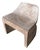 Andrianna Shamaris Sculptural Teak Wood Chair or Side Table For Sale